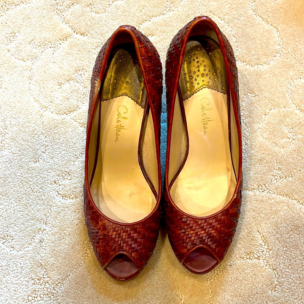 Cole Haan weaved leather